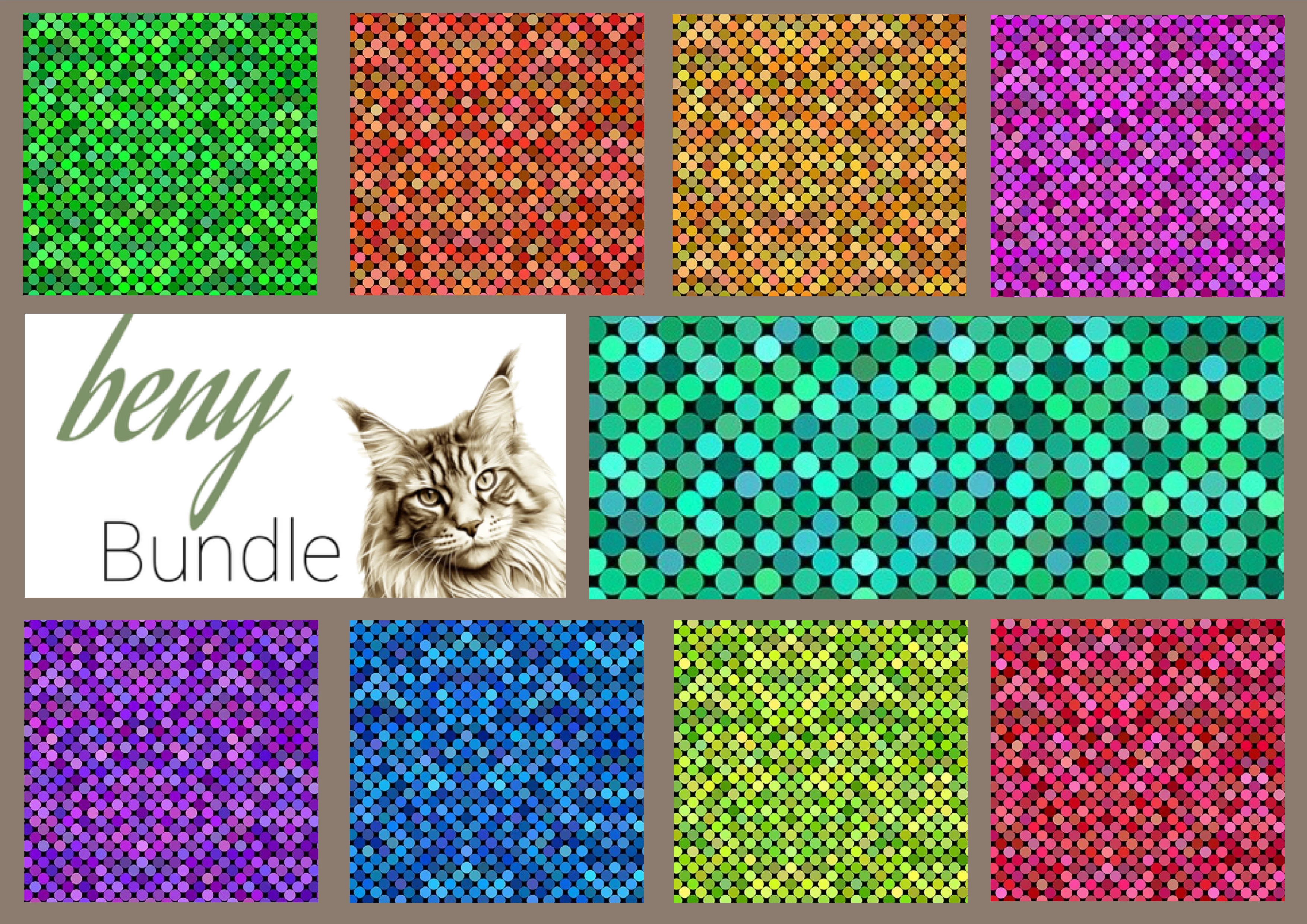 Colorful Dots - Fat Quarter Bundle