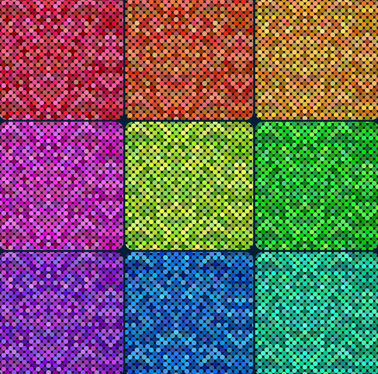 Colorful Dots - Fat Quarter Bundle