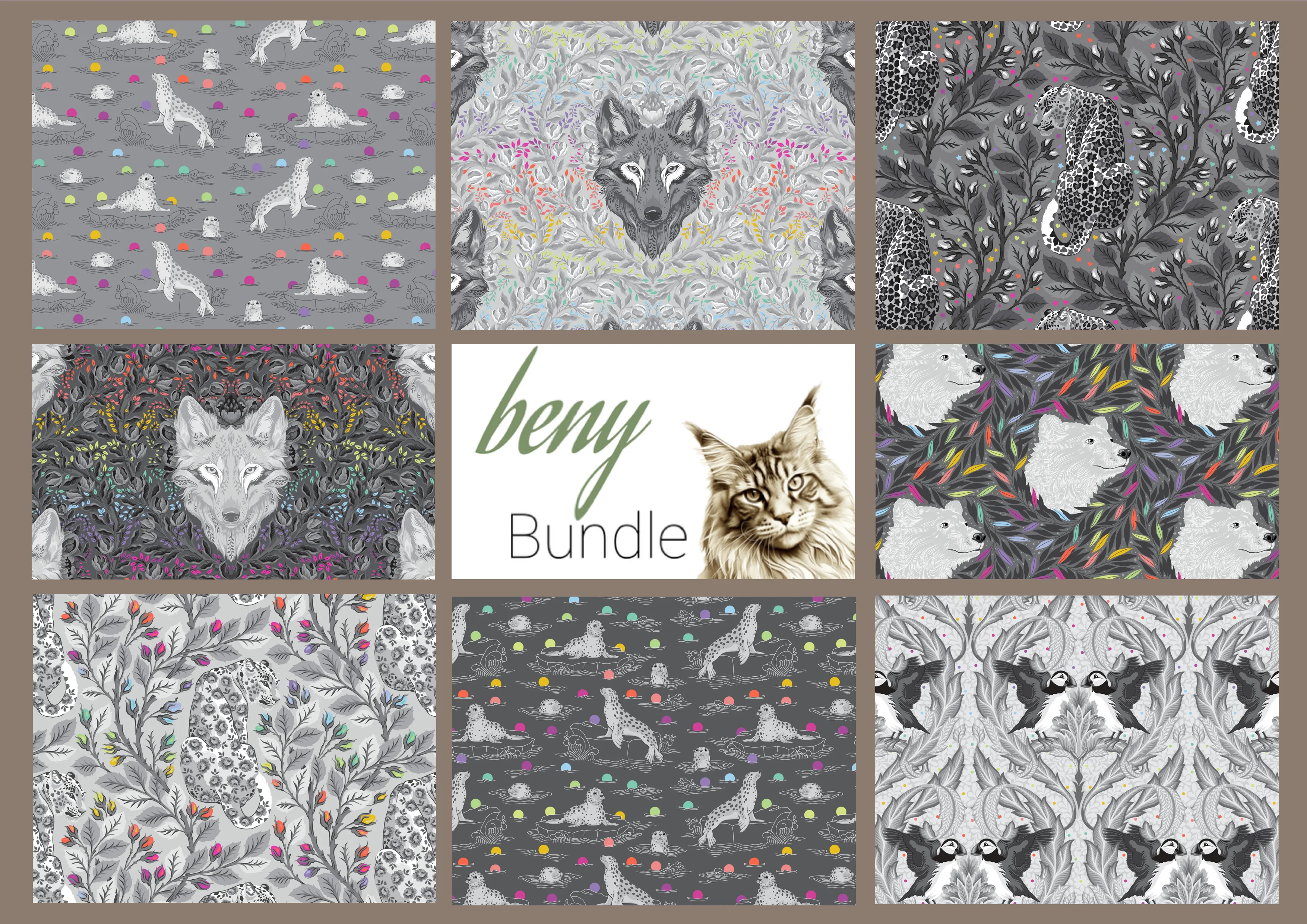 Graywork - Fat Quarter Bundle