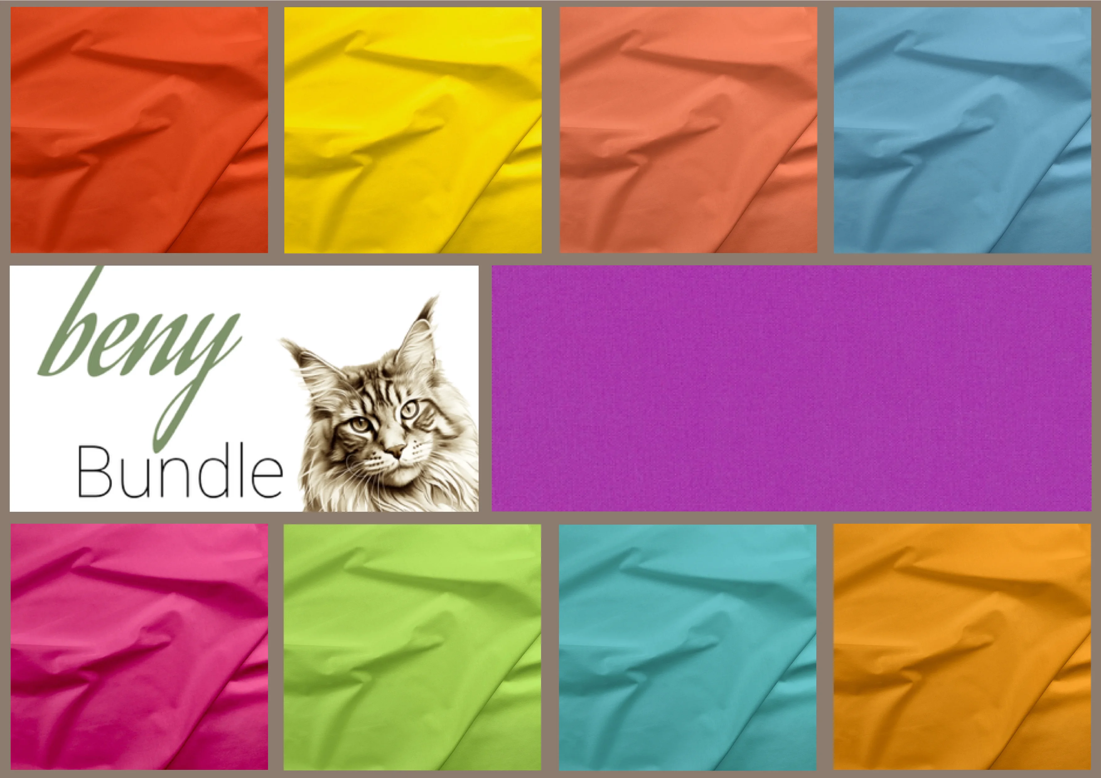 Solids for Graywork - Fat Quarter Bundle