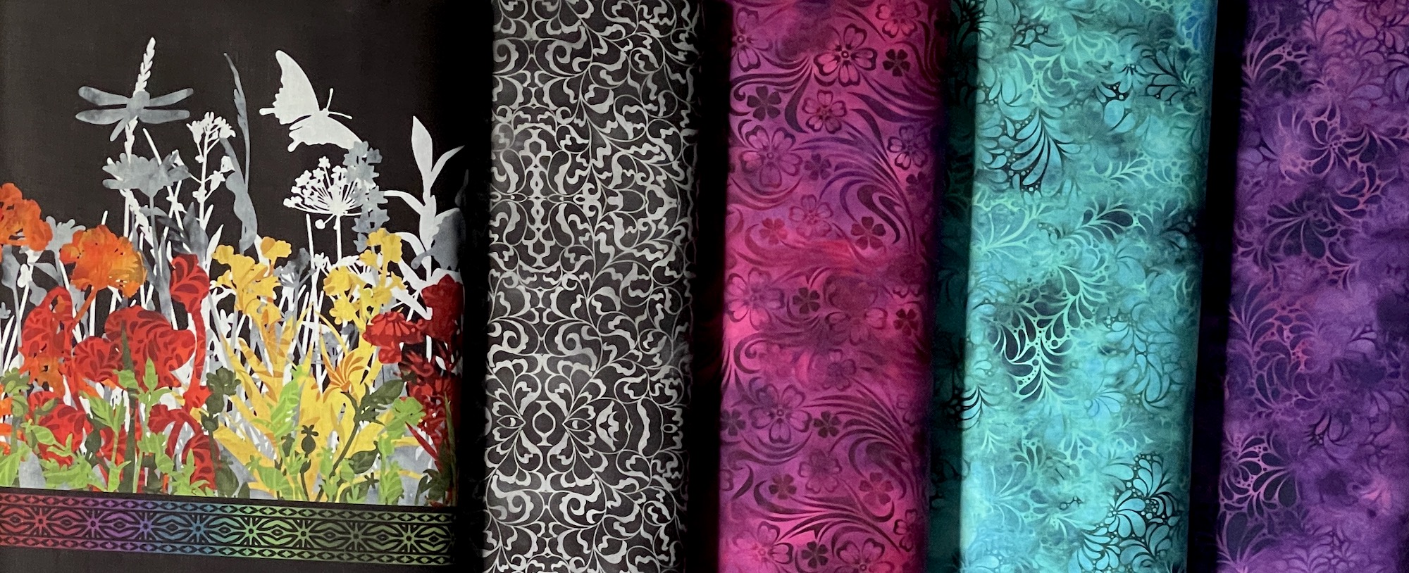 Rainbow of Jewels - Bordüre - 1 Stück = 2,60 Meter