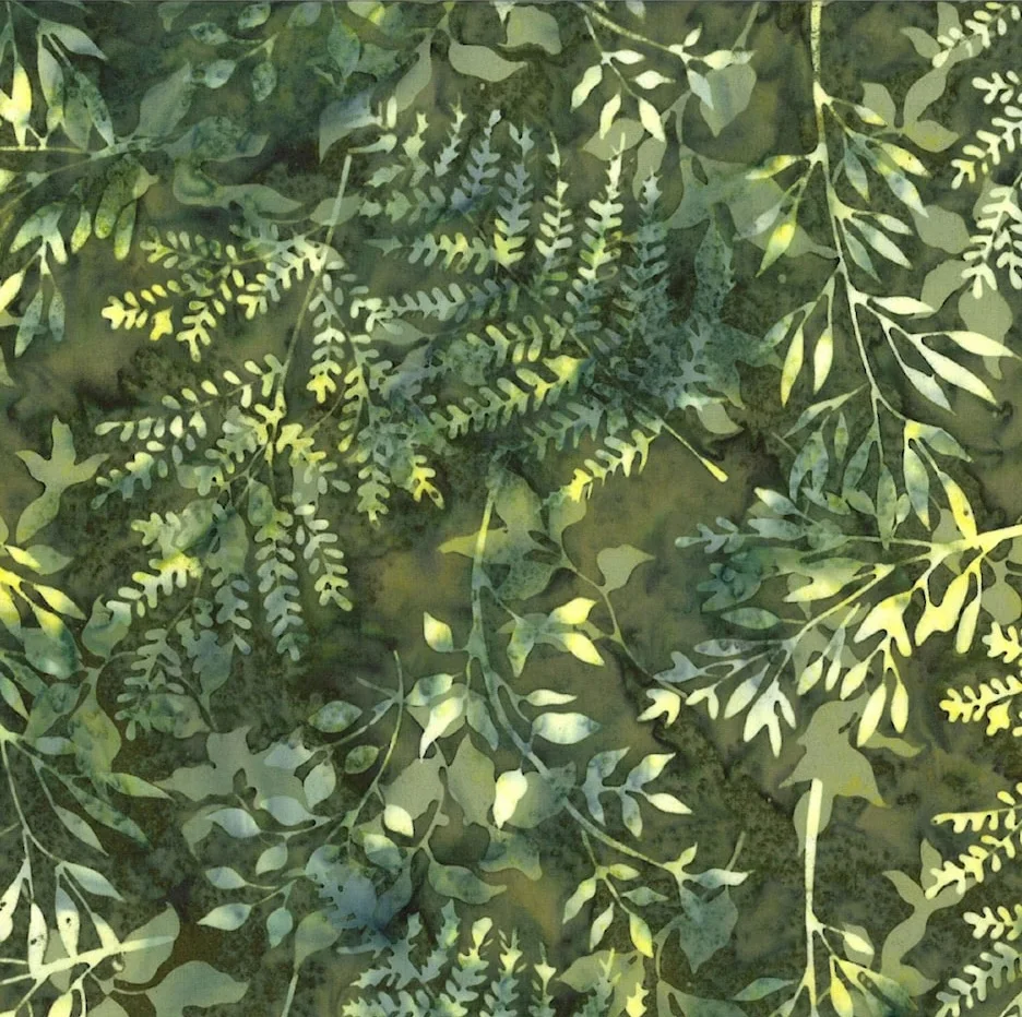Bali Handpaint - Herb Leafy Branches