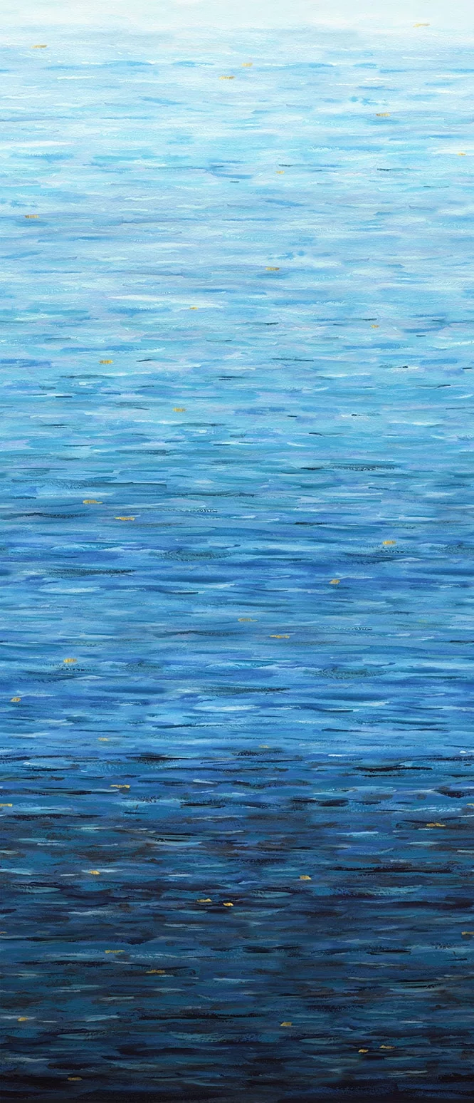 Behind Blue Eyes - Water Texture Ombre