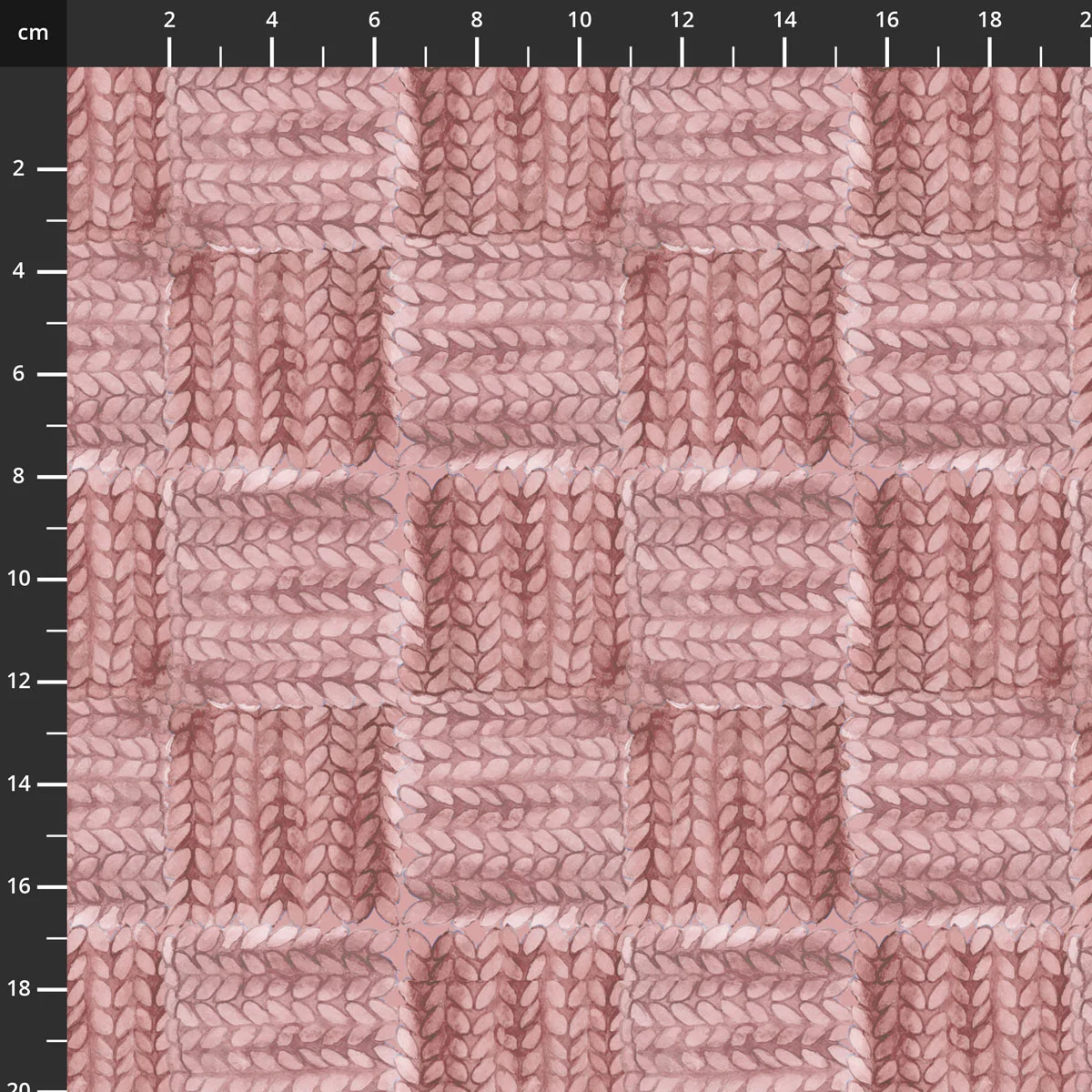 Cosy Knit - Strickstück rose