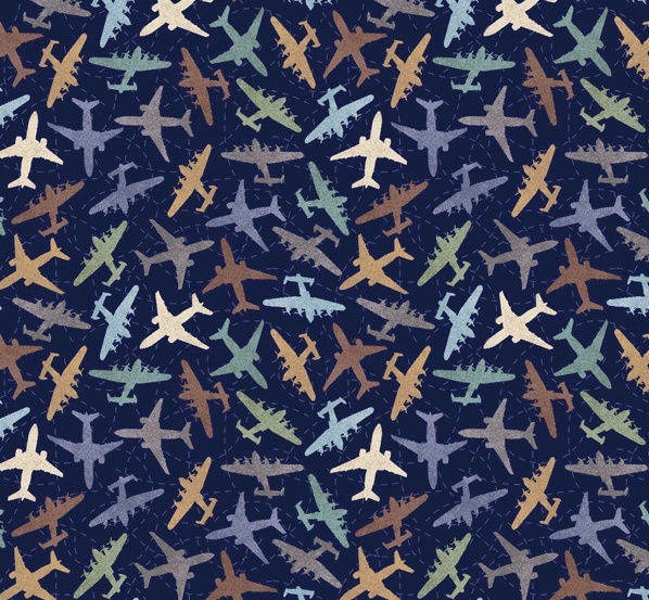 Discover - Leichtflugzeug navy - 1 Stück = 1,30 Meter