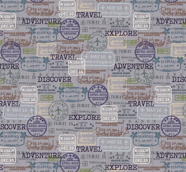 Discover - PassStempel grau - 1 Stück = 1,40 Meter