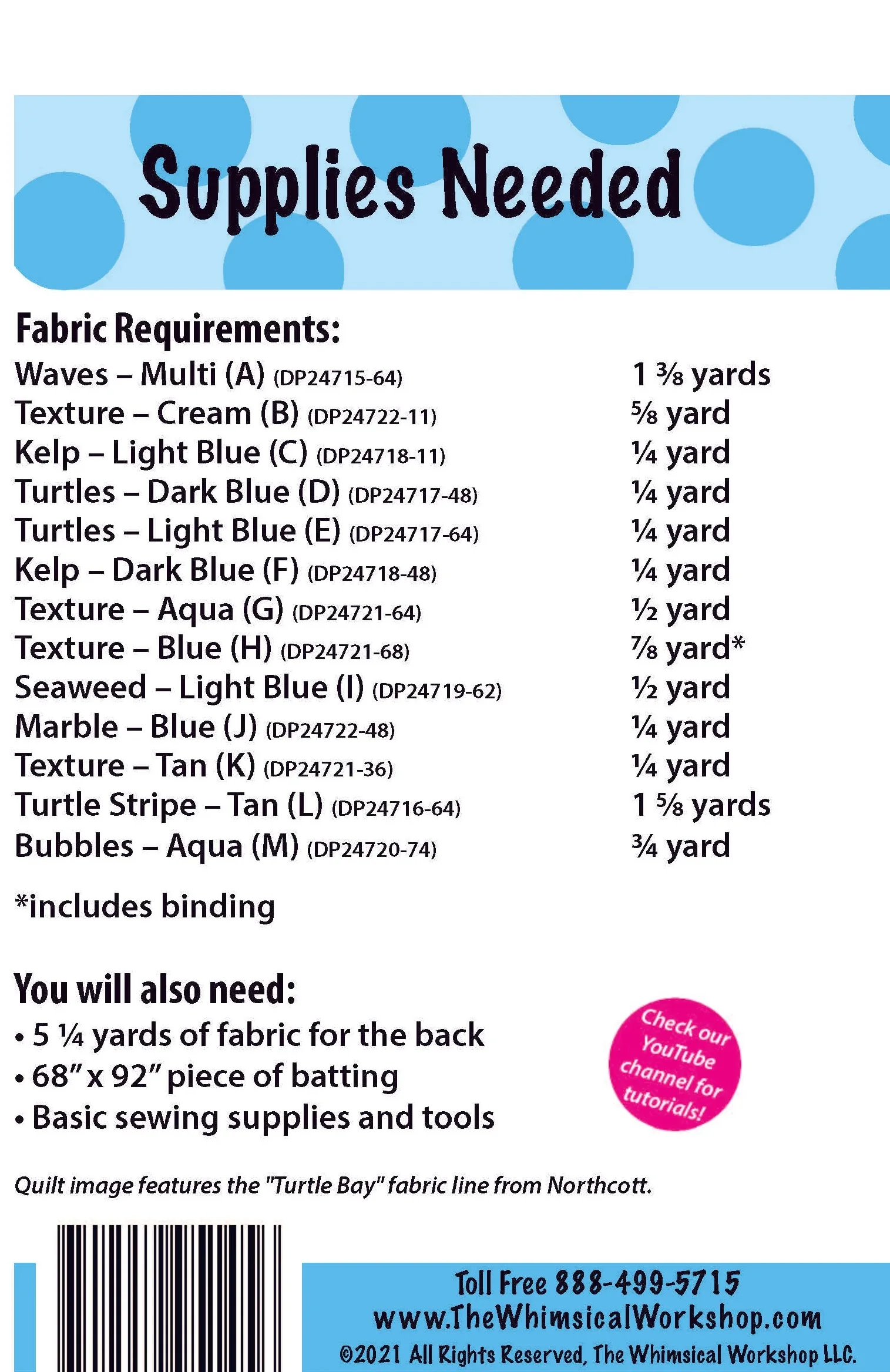 Beach View - Quilt Anleitung