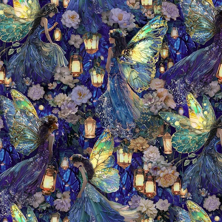 Lumiére Feen mit Laternen