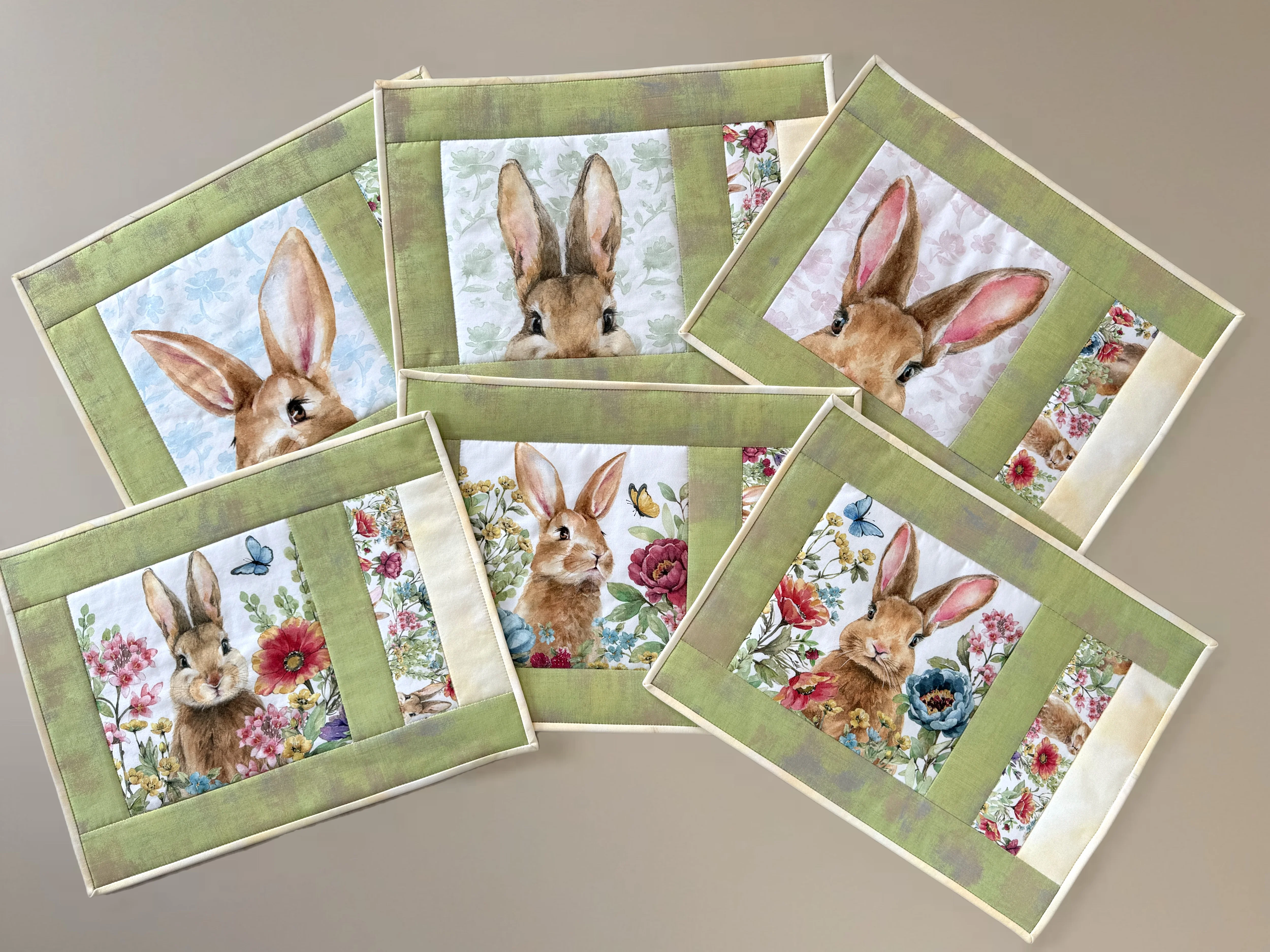 Platzdecken Set "Hasi" - Quilt Kit