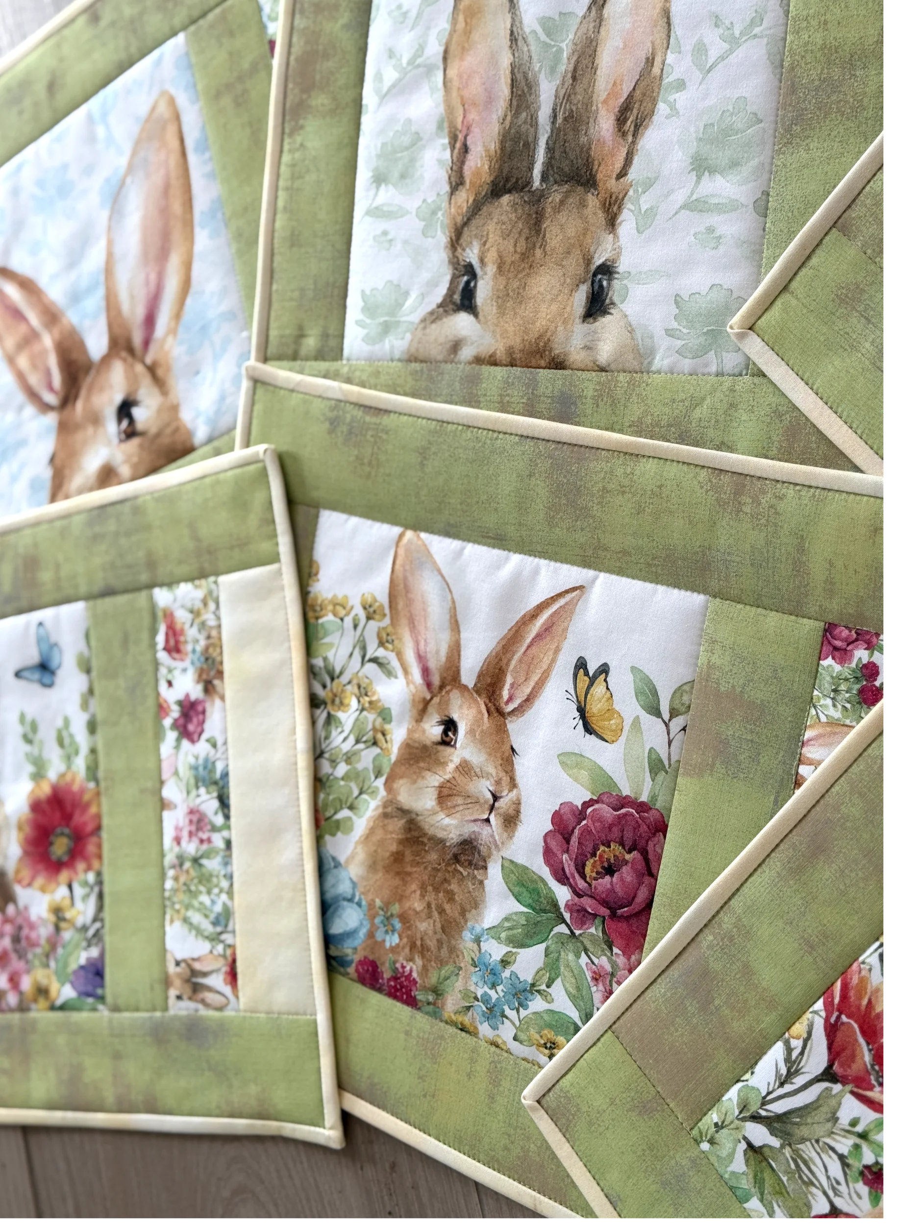 Platzdecken Set "Hasi" - Quilt Kit