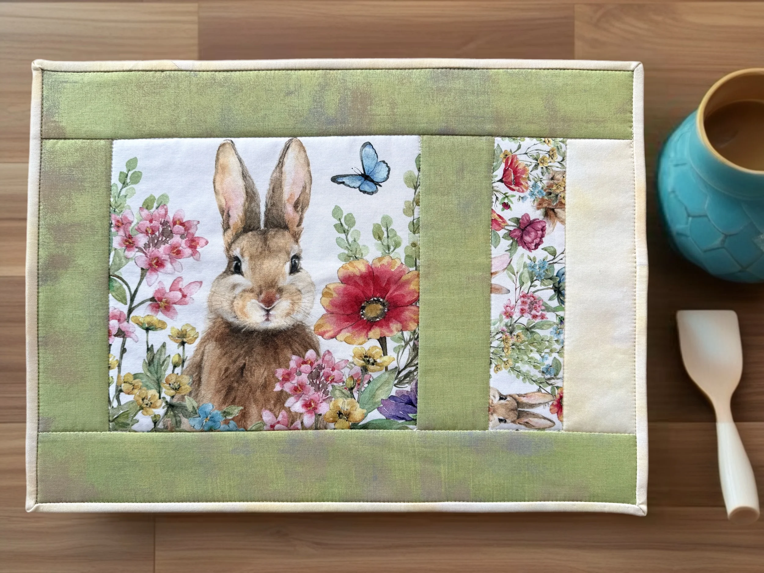 Platzdecken Set "Hasi" - Quilt Kit