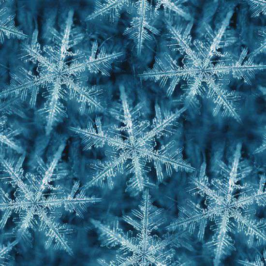 Schneekristalle blue  - 1 Stück = 2,80 Meter