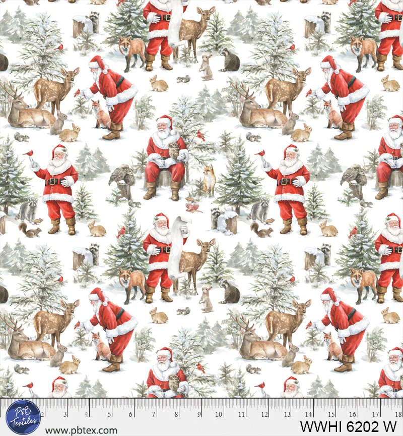 Woodland Whispers - Weihnachtsmann mit Wildtieren
